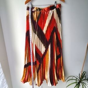 Truth NYC Pleated Smooth Maxi Skirt